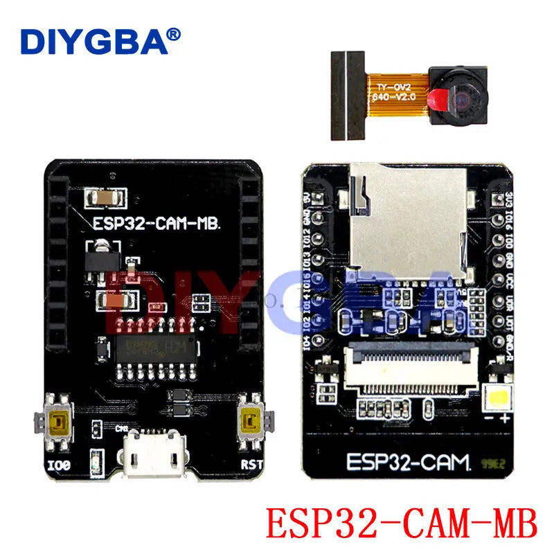 ESP32-CAM WiFi Module ESP32 serial to WiFi ESP32 CAM Development Board 5V Bluetooth with OV2640 Camera Module + 3DBI Antenna