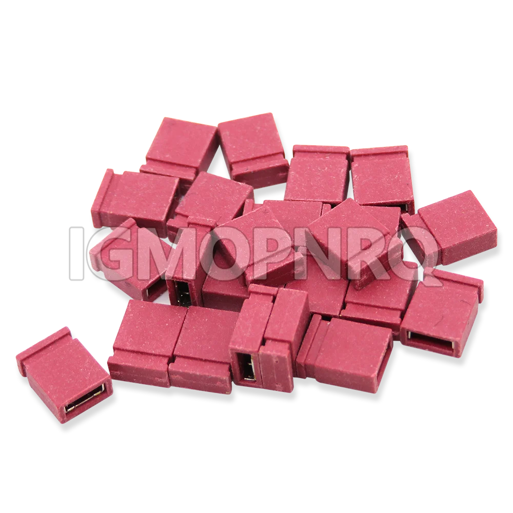 100PCS Pitch 2.4mm Pin Header jumper shorted cap & Headers & Wire Housings Black yellow white green red blue For Arduin new
