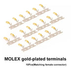 Original Amass XT30(2+2)-F XT30PB(2+2)-M Male Female Gold Plated Plug with Signal Pin XT30U Connector for RC Drone Aircraft Car