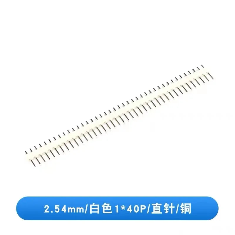 10PCS 1X40 Pin Single Row MALE 2.54MM PITCH 11MM/15MM/17MM/21MM/25MM LONG PIN Header Connector Strip 1X40pin 1*40 40P 40Pin