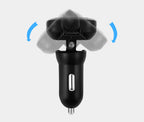 Smart Cigarette Lighter USB TPMS Car Tire Pressure Alarm Monitor System 4 Sensors Display Tyre Pressure Temperature Alarm