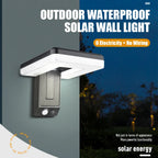 Foldable LED 120° Solar Light Outdoor Wall Lamp Waterproof Spotlights Lamp Motion Sensor Solar 3 Modes Street Light Garden Decor