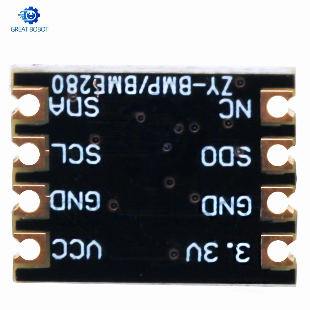 Black ZY BME280 3-in-1 Sensor Module, High Precision Temperature Humidity Barometer Altimeter Monitor Compatible with for Ardui
