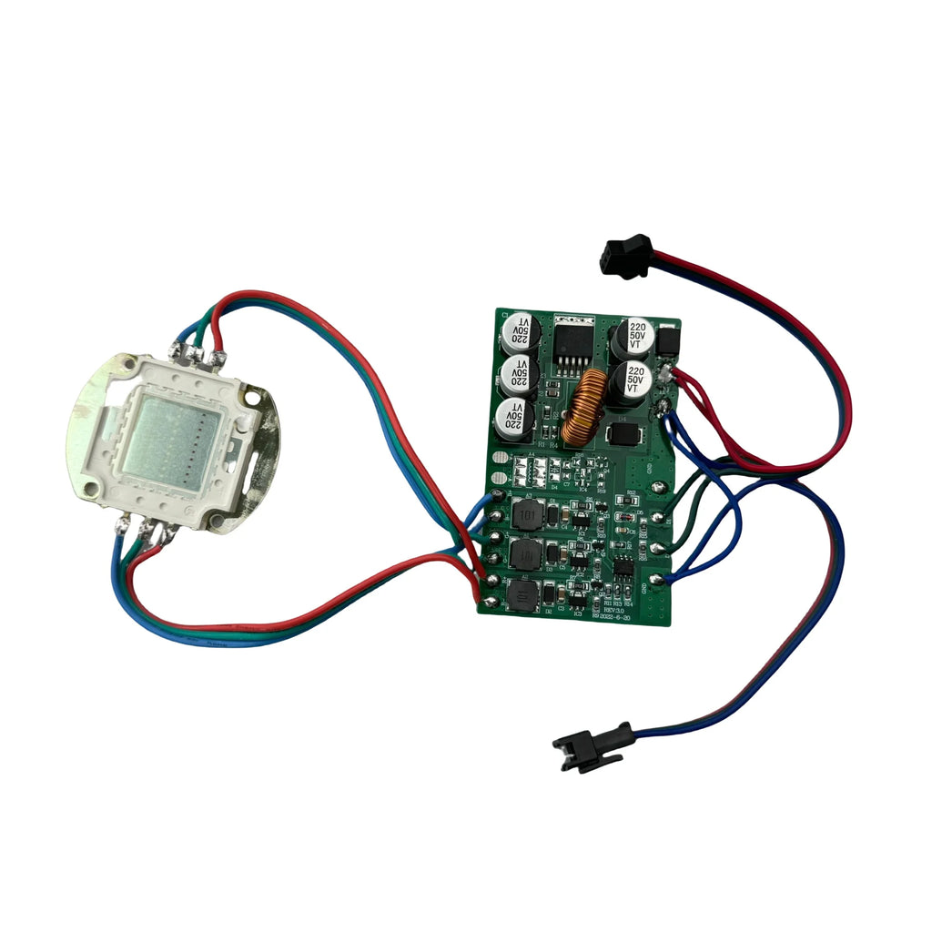 DC12-24V 30W High Power WS2811 RGB IC LED Pixel Module IP20 Smart 10R10G10B COB Pixel Light 3Pin JST in and Output