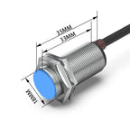 GTRIC Hall Switch Magnetic Proximity Sensor NJK5003 M18 Cylinder Series Sensing Distance 10mm 10-30VDC NPN PNP NO NC