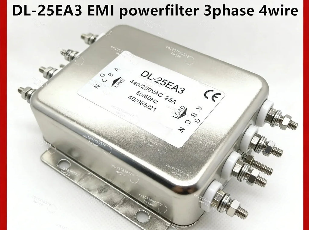 For Three-phase Four Wire [ZOB] 100% NEW And Original Jianli DL-25EA3 EMI Industrial Grade Power Filter