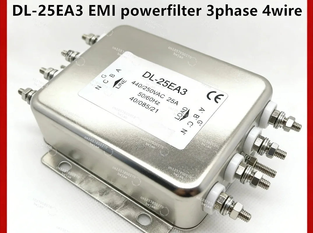 For Three-phase Four Wire [ZOB] 100% NEW And Original Jianli DL-25EA3 EMI Industrial Grade Power Filter