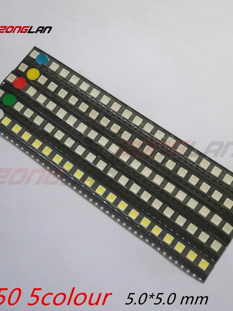 0402 SMD LED 500/1000/4000pcs Diode Full Colors Assorted Kit Super Bright 1005 SMD LED Chip for PCB DIY Electronic Projects