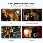 ZHIYUN Official CINEPEER CX100 100W Pocket Video Light Handheld LED COB Light Photography Fill Light For Live Streaming Outdoors