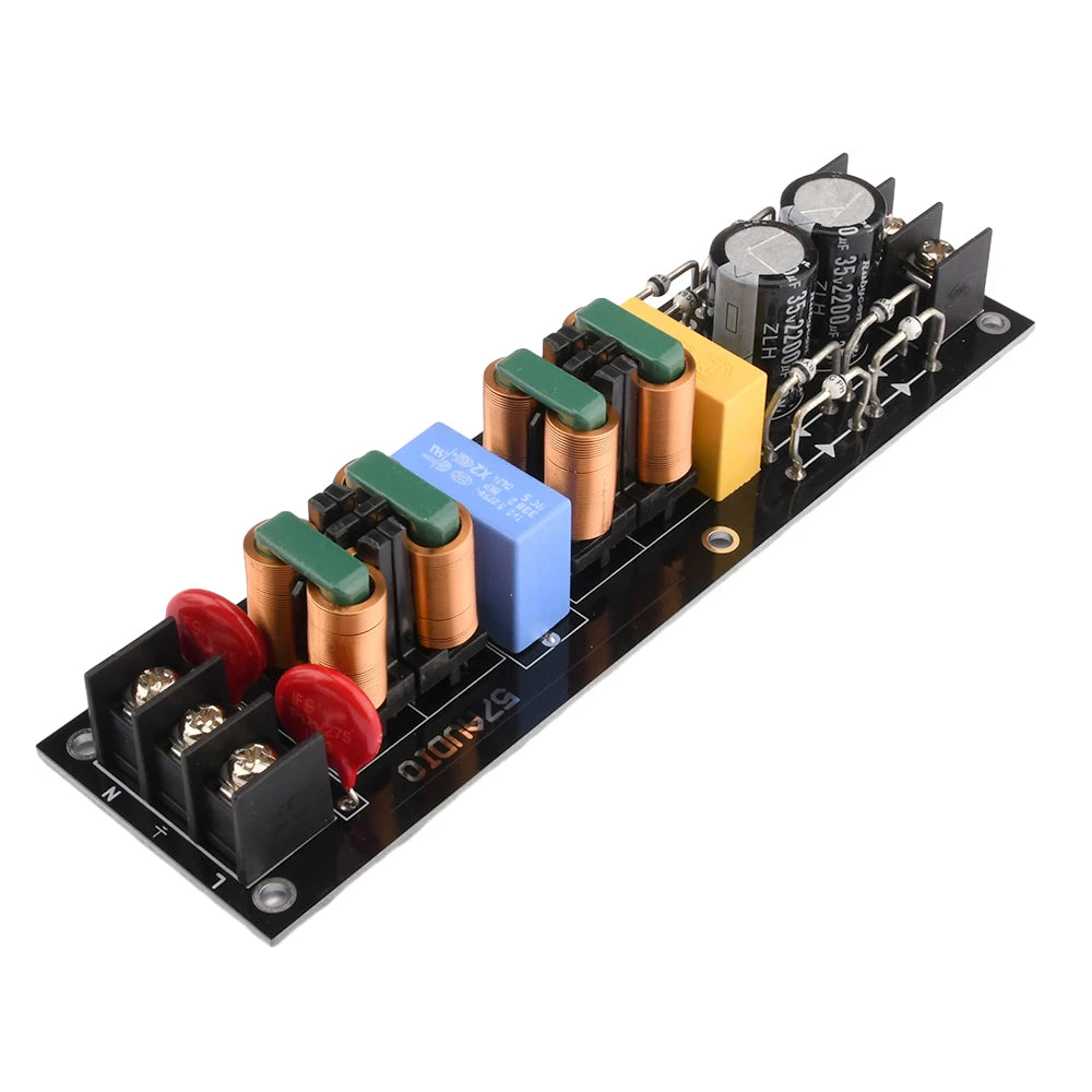 2000W 15A EMI Power Filter Module High Efficiency DC Power Supply Filter DIY Audio