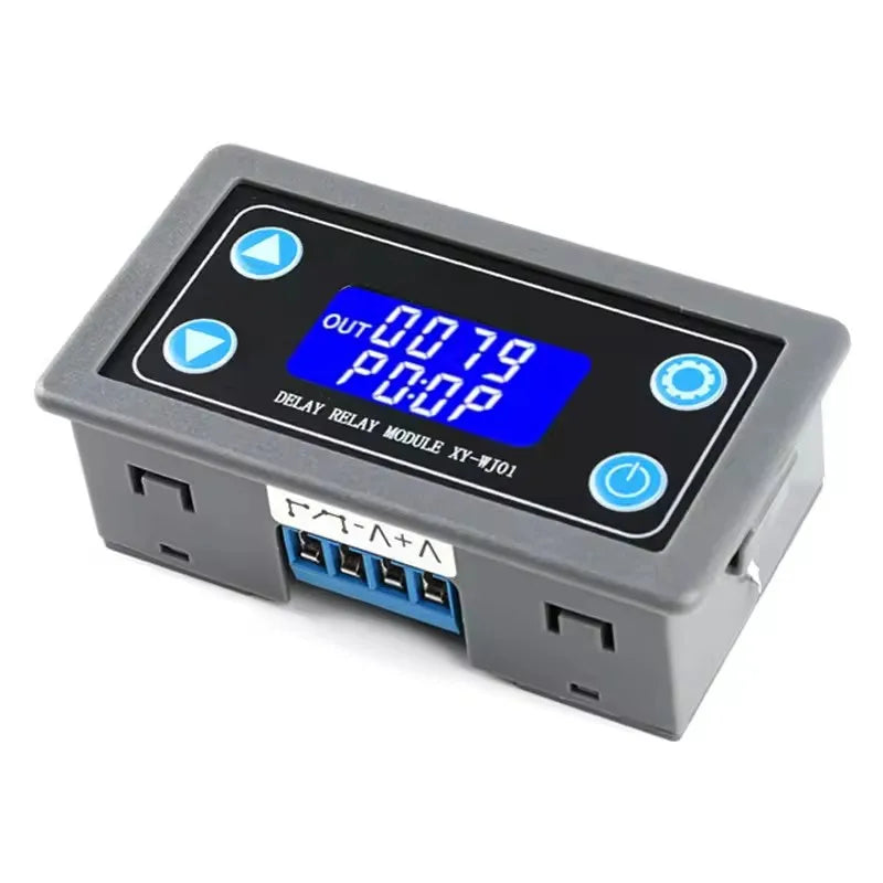 1-5Pcs XY-WJ01 DC12V LED Digital Time Delay Relay Module Programmable Timer Relay Control Switch Timing Trigger Cycle for Indoor
