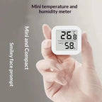 Temperature Gauge Mini LCD Digital Hygrometer: Indoor Room Humidity Meter Sensor Weather Home