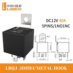 LANBOO 40A High Power Automotive Relay Car Control Relay for 12V/24V Vehicles for Automotive Use