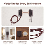 1-10PCS MC-38 Wired Door Window Sensor Magnetic Switch Home Alarm System Detector Reed Switch