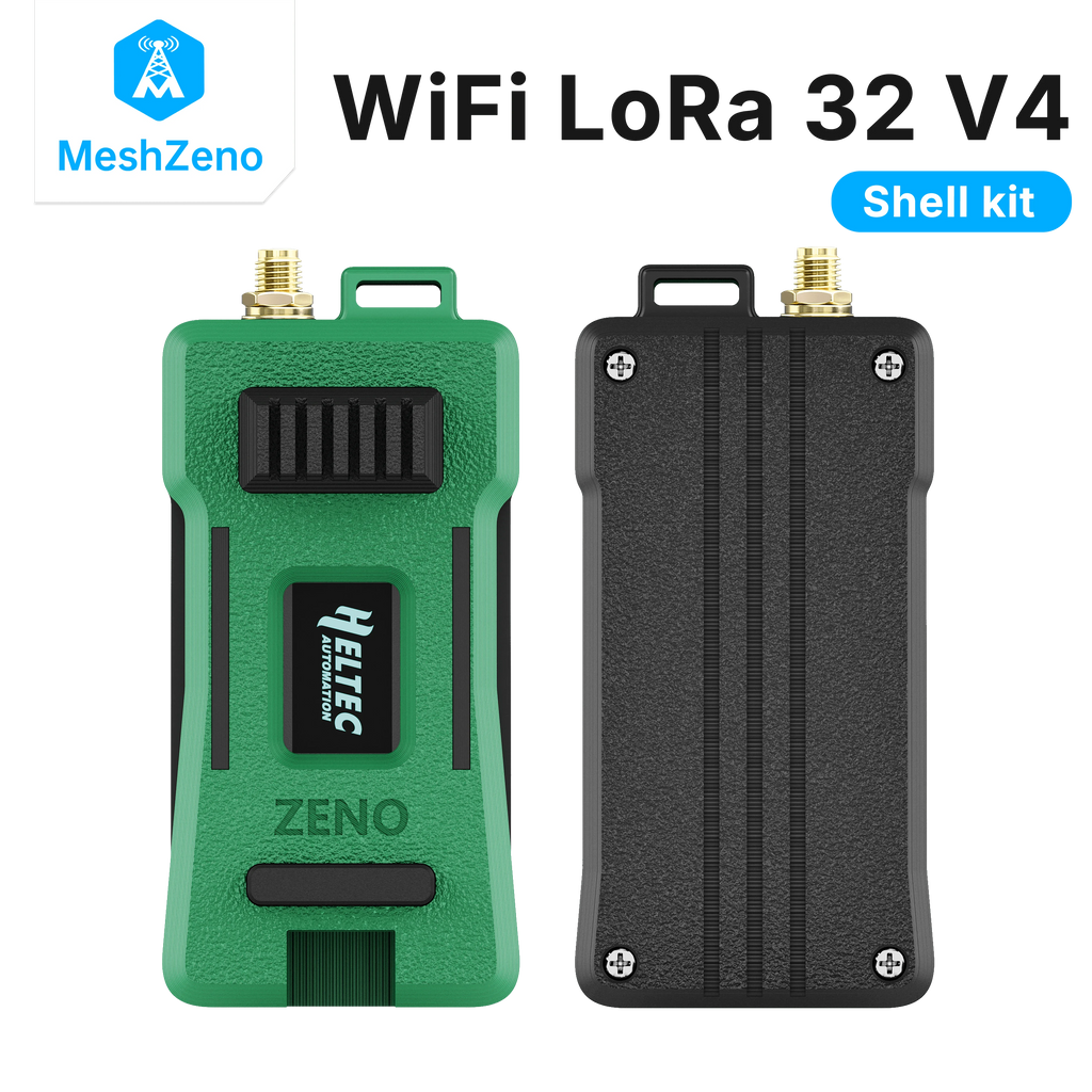 Heltec V4 WIFI Lora 32 Meshtastic GPS package ESP32-S3 SX1262 Dev-Board Kit Case Green Antenna GPS Module Installable Meshcore