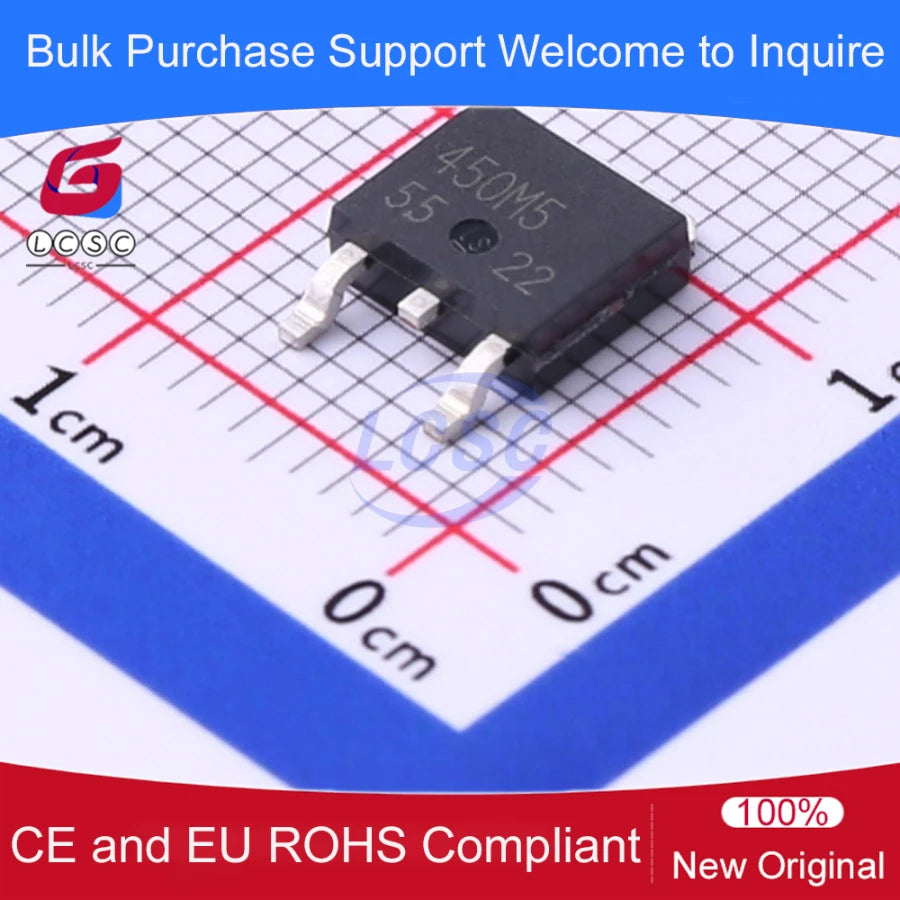 10pieces/Pack BD450M5FP-CE2 500mA 3.3V or 5.0V Output LDO Linear Voltage Regulator IC Positive Fixed 1 Output TO-252 Chip 450M5