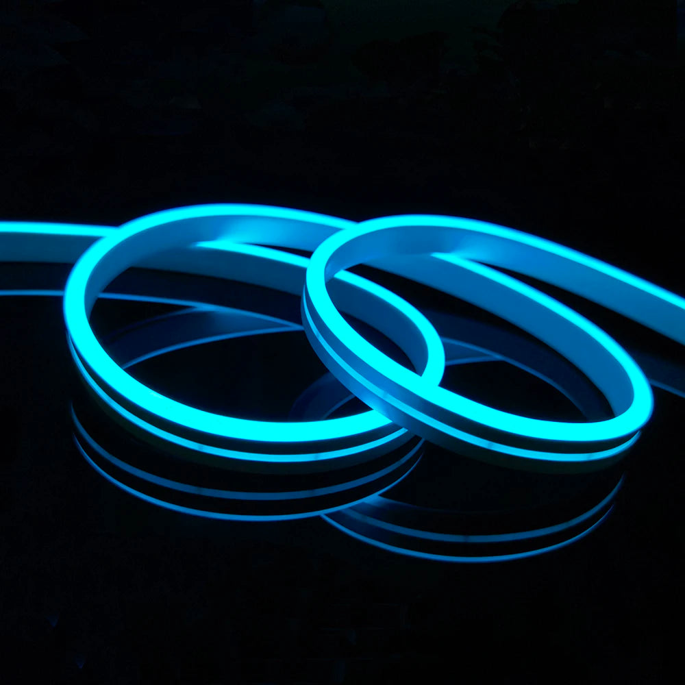 5V 12V Led Neon Light Strip 5mm-6mm Narrow SMD 2835 120LEDs/M IP67 Waterproof Soft Light Bar Shape Decoration