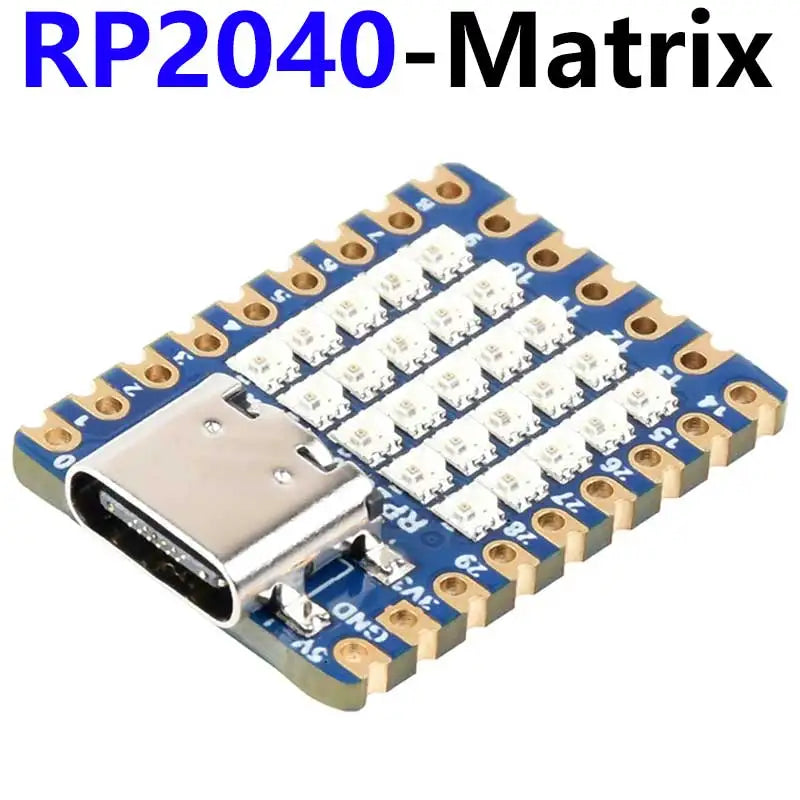 Raspberry Pi RP2040 RP2350 RGB LED 5×5 Matrix Based RP2040-Matrix Development Board On RP2040 Dual Core Processor