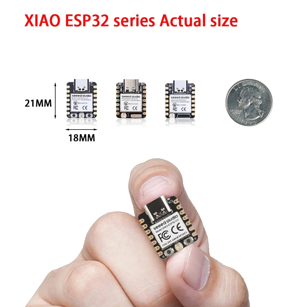 seeed XIAO ESP32-C3/C5/C6/S3 optional Mini Development Board Module 2.4GHz WiFi,BlE 5.0,for Arduino IoT Intelligent system