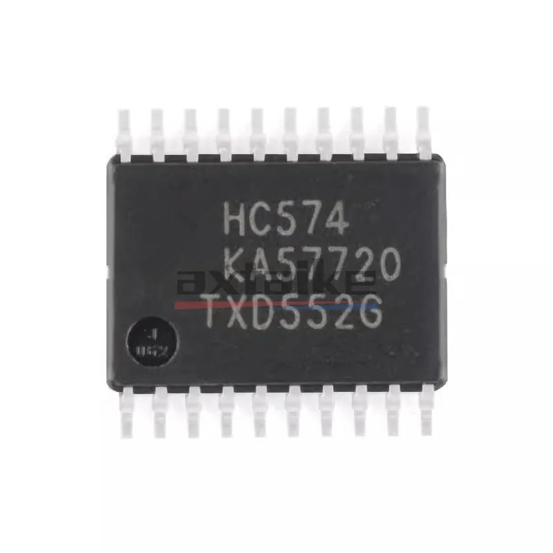 10PCS 74HC574PW TSSOP-20 74HC574PW,118 74HC574 SN74HC574PWR HC574 SMD Octal D-type Flip-flop Positive Edge-trigger 3-state IC