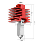 V4.0 Hotend For Bambu Lab Hotend With Nozzle For Bambu Hot end Complete For Bambulab X1 Carbon P1P Thermistor  X1C Accessories