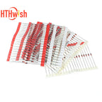 140p-250pcs 1W Zener Diode Kit 1N47 Series Voltage Regulator Diodes Set 1N4728 1N4729 1N4730 1N4731 1N4732 Electronic Component