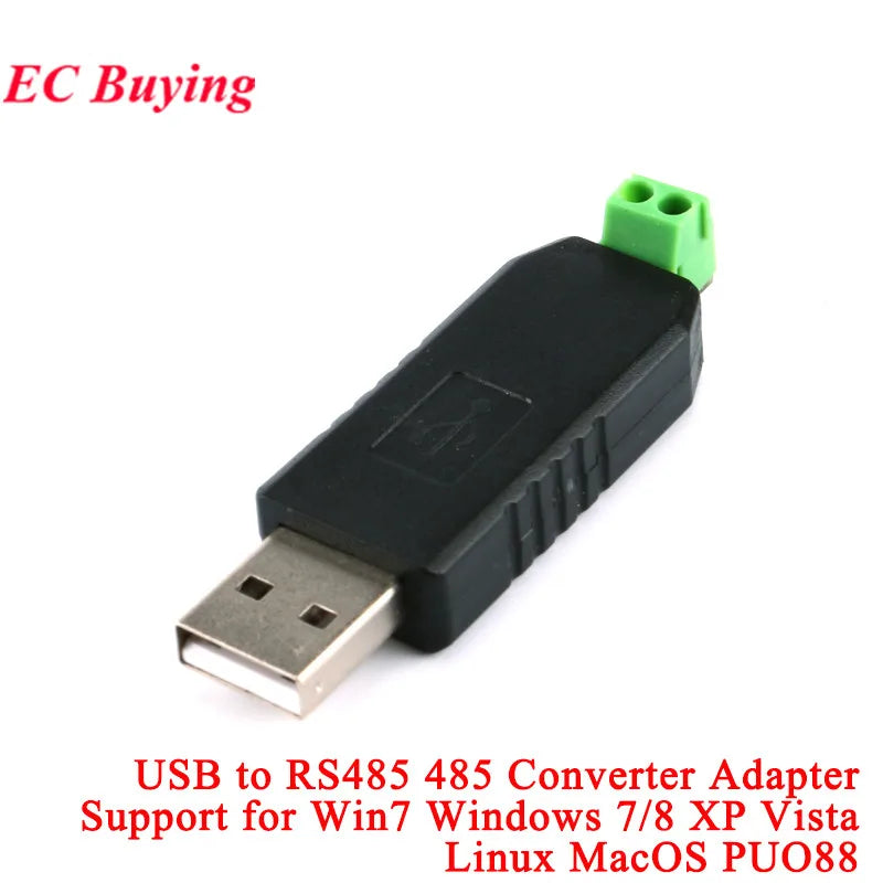 Industrial USB To RS485 Communication Module Bidirectional Half Duplex Serial Line Converter TVS Protection 485 CH340G Isolated
