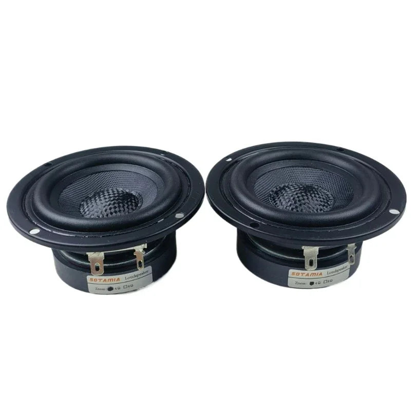 SOTAMIA 2Pcs 3.5 Inch Mid Range Speaker 4 8 Ohm 20W Waterproof Bluetooth Speaker Hifi Audio Stereo Music Power Loudspeaker