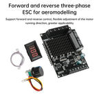DC 6-80V BLDC Three Phase DC Brushless Motor Controller PWM High Power 1600W 20A Hall Motor Control Driver Board Motor Regulator