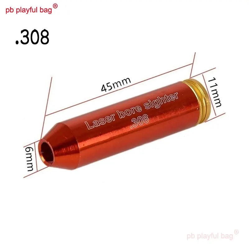 PB Playful Bag Outdoor Sports Infrared Calibrator 223REM 7mm 9mm 303BR 2MW Laser Sight Red Dot Tactical Toy Accessories QG381
