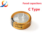 2PCS 2.7V 3V 3.8V 4.0V  5.5V 0.022F 0.047F 0.1F 0.22F 0.33F 0.47F 1.0F 4.0F  Farad capacitors Supercapacitors C/V/H/R Type New