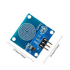 15pcs TTP223 Touch Sensor Module 1 Channel Capacitive Touch Switch for Arduino Light Control DIY Project