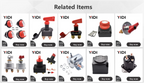 50A 100A 200A 300A Car Battery Disconnect Cut Off Kill Switch Rotary 12V 24V DC Power Isolator Auto Motorcycle Boat Accessories