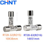 CHINT RT28-32 (RO15) 10X38 RT28 63 (RO16) 14X51 500V 2A 10A 16A 20A 25A 32A 40A 50A 63A Fuse Fusible Core Kit Ceramic Fuse Link