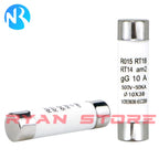 20PCS  RT18 RT14 Ceramic Fuse RO15 1A 2A 3A 4A 5A 6A 8A 10A 16A 20A 25A 32A 500V R015 10*38 10X38MM