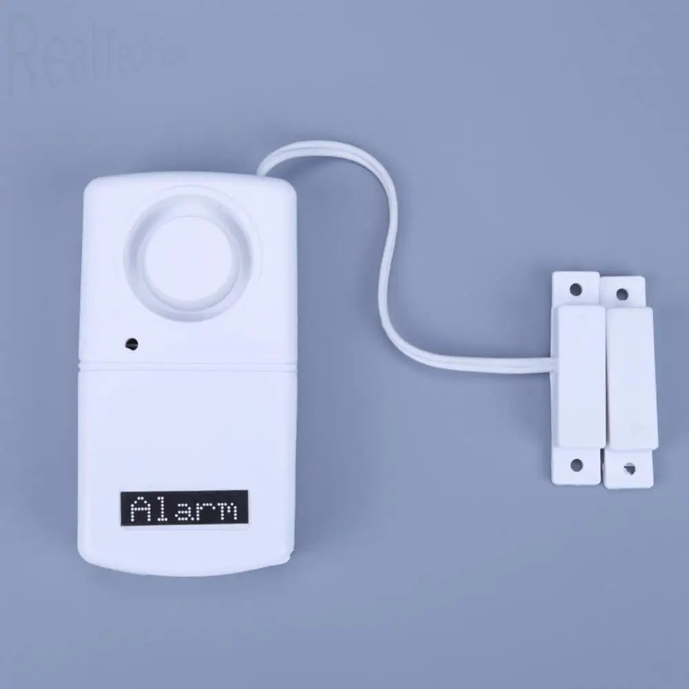 Mini Window Magnetic Alarm System Battery Powered Sticky  Alarm Sensor Easy Installation Lightweight for Factory Company