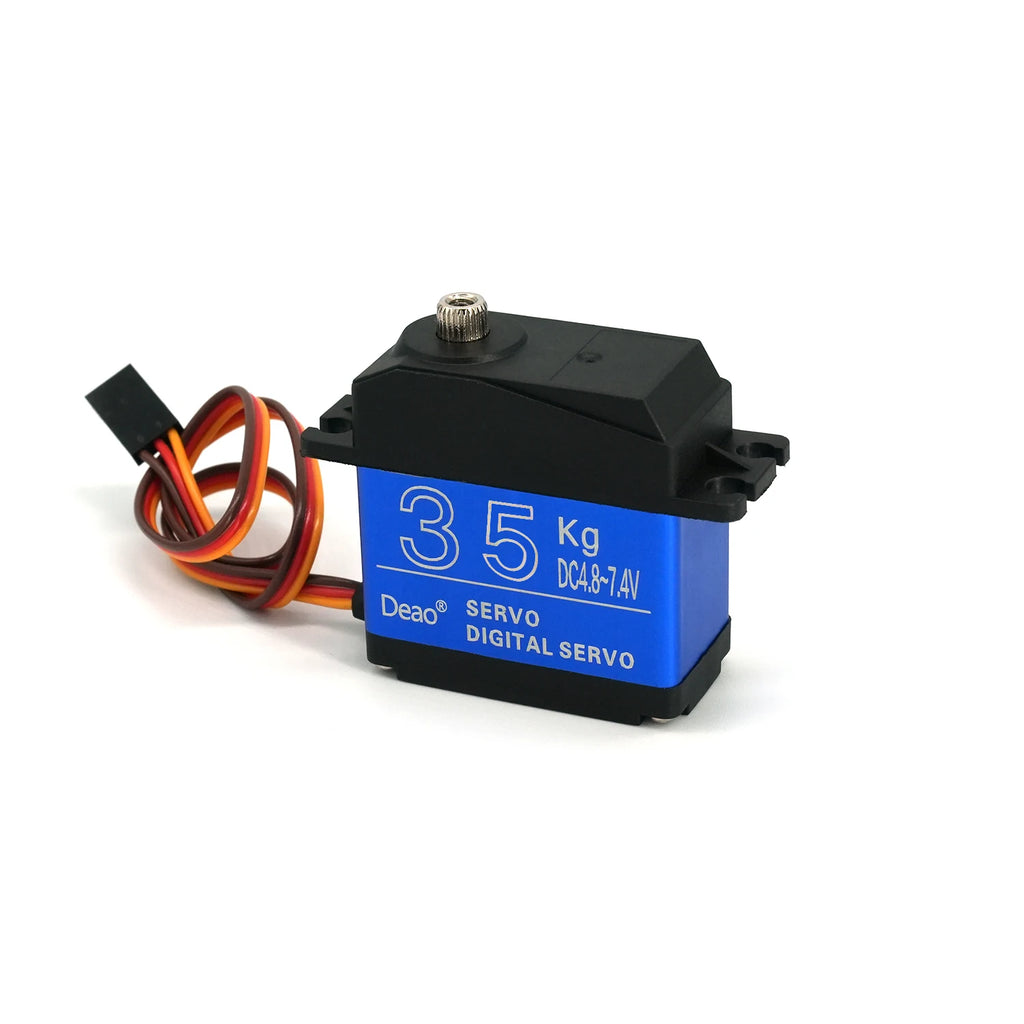 Waterproof 20KG 25KG 30KG 35KG Servo 180 Degree 270 Degree Large Torque Digital Servo Metal Gears 25T Servo Arm For RC Car Truck