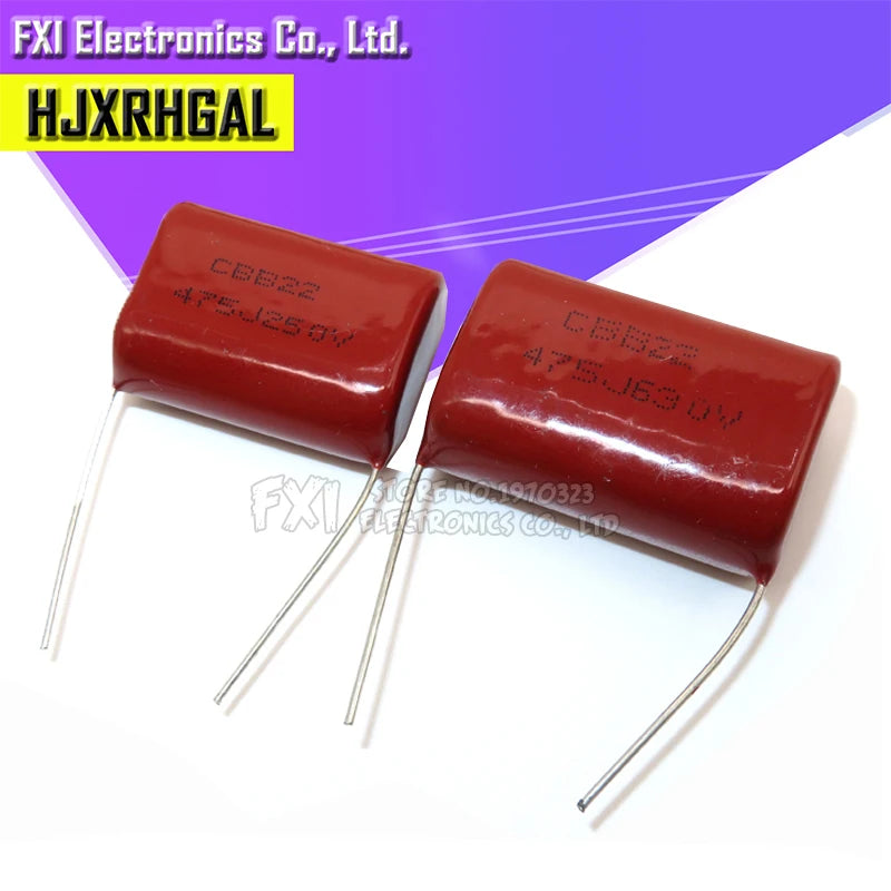 10PCS 63V 100V 250V 400V 450V 630V 2000V CBB Polypropylene film capacitor 101 103 104 105 125J 221 222 223 224 225 332 333 334