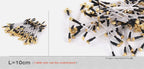 10PCS MMCX Male to SMA Female 2Hole Flange Panel Mount RG316 Cable Pigtail FPV Antenna Extension Cord for TBS Unify Panda RC VTX