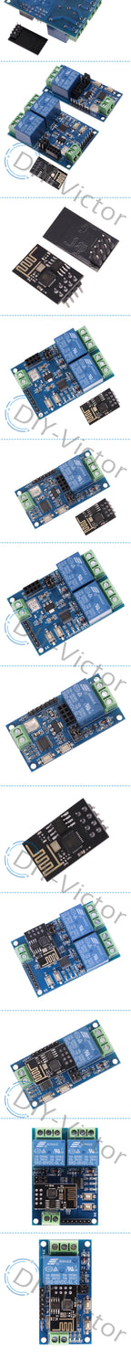 5V ESP8266 ESP-01 1 Channel WiFi Relay Module ESP-01S 2 Way Relay Module For IOT Smart Home remote control switch phone APP