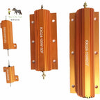 500W RX24 Aluminum Power Metal Shell Case Wirewound Resistor 0.1R ~ 500R 0.1 0.5 1R 2R 4R 5R 8R 10R 12R 50R 100R 200R 500R ohm