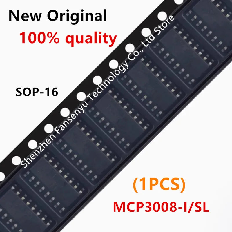 (1piece)100% New MCP3008-I/SL MCP3008 sop-16 Chipset