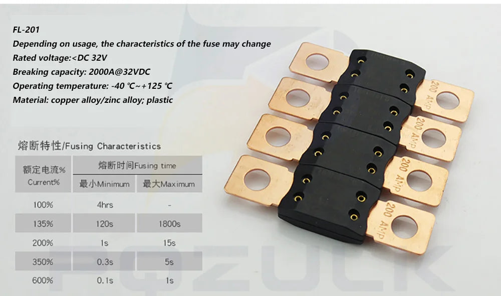 0298 40A 50A 60A 80A 100A 125A 175A 150A 200A 250A 300A 400A MEGA Fuse Auto Fuse Car Boat Motorcycle Blade Fuses For Littelfuse