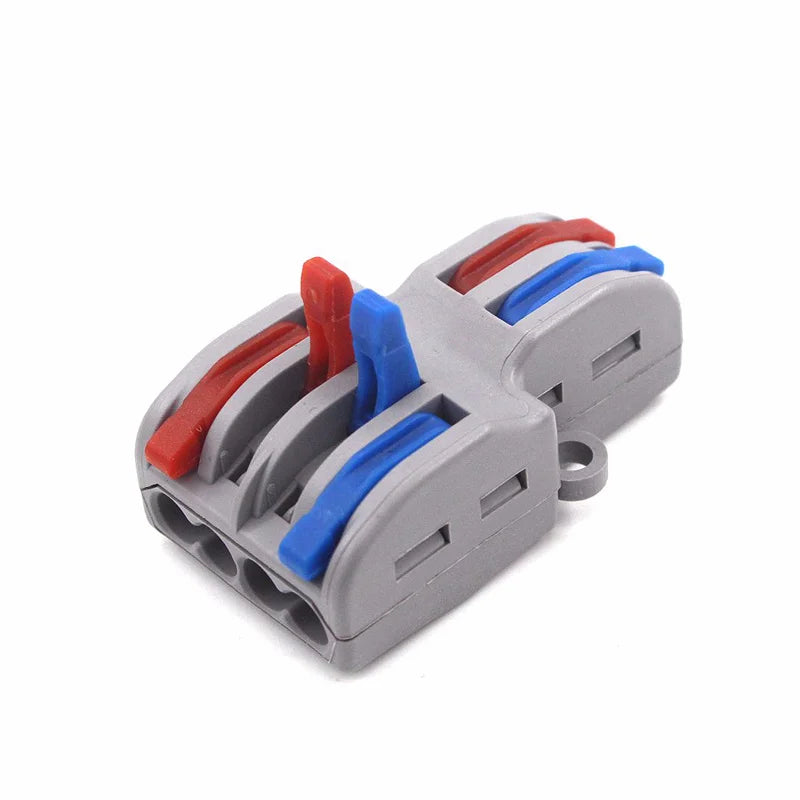 Wire Connector Mini Fast Universal Wiring Electrical Cable Conector LED Lamp Push In Terminal Block 222 SPL-62 SPL-42 Splic