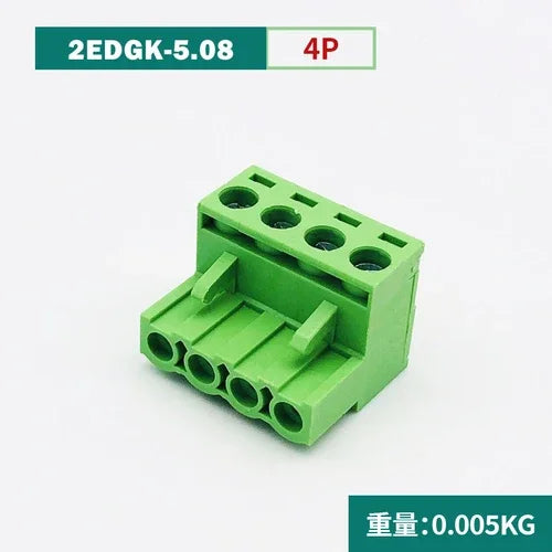 2EDGK-5.08MM Plug-in Terminal Block PCB Plug 2P3P10P12P14P16P-24P
