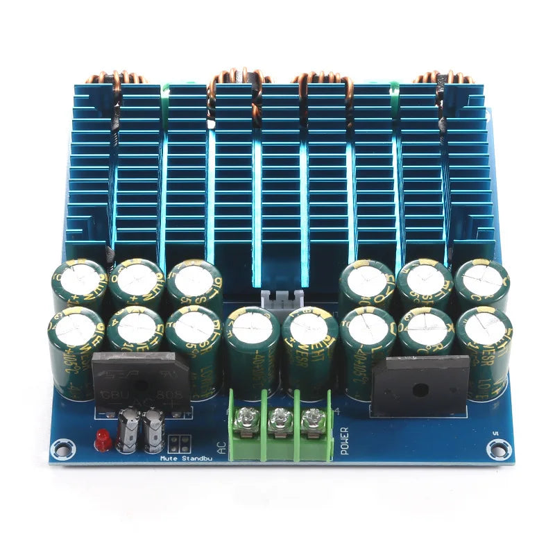 XH-M252 Ultra High Power TDA8954TH Dual Chip Class D Digital Amplifier Board Audio Amplifier Board 420W*2