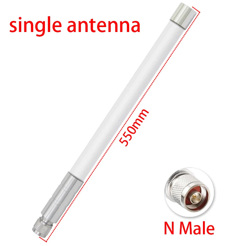 White LORA 868MHz 915MHz Fiberglass Antenna 868-915MHz Outdoor Omni Antenna For Meshtastic Helium Hotspot Miner Antenna Low VSWR