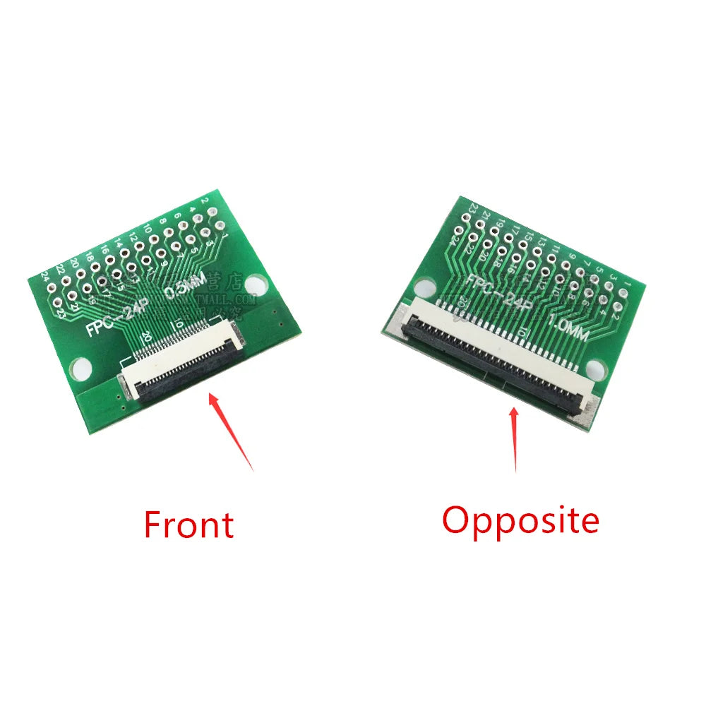 FPC/FFC Flat Cable Transfer Plate is Directly Inserted DIY 0.5 MM 1MM To 2.54mm Spacing Connector 6/8/10/12/20/24/30Pin