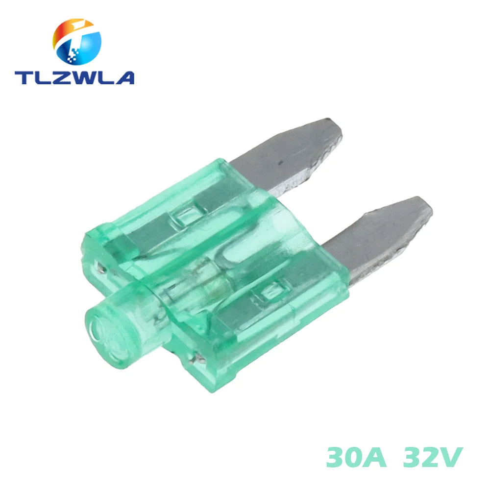 10PCS Small With Light With Fusing Indication Automobile Plug-in Fuse Small Sharp Foot Fuse For Automobile 5A ~ 40A