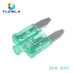 10PCS Small With Light With Fusing Indication Automobile Plug-in Fuse Small Sharp Foot Fuse For Automobile 5A ~ 40A